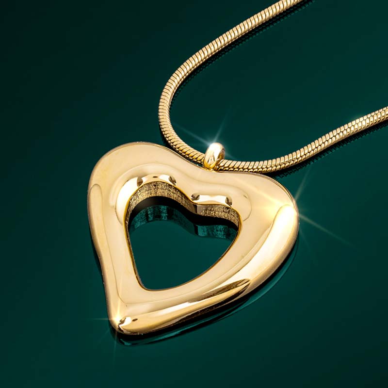 Italian Lively Heart Necklace