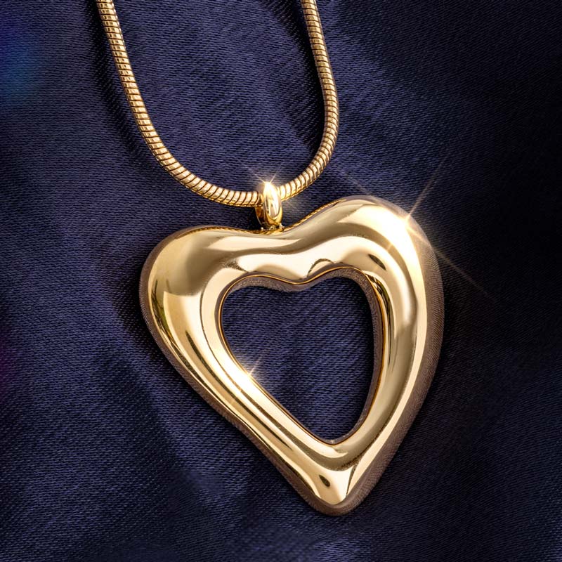 Italian Lively Heart Necklace