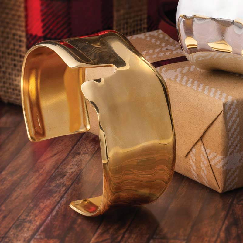 Power Cuff Bracelet-(Gold)