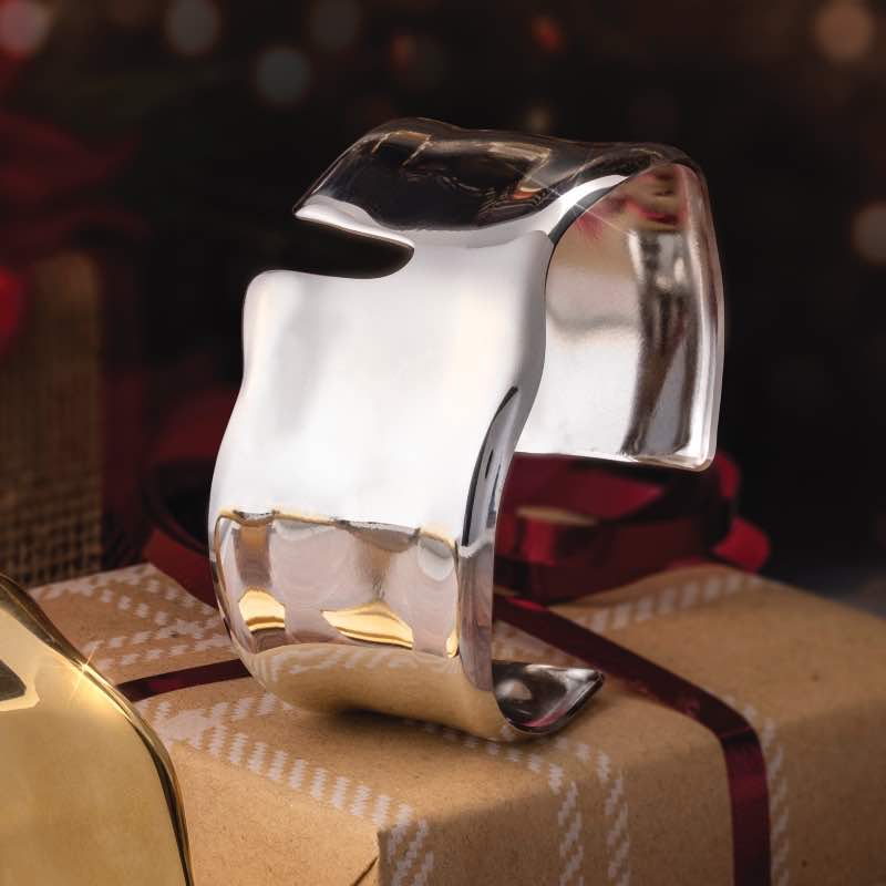 Power Cuff Bracelet-(Silver)