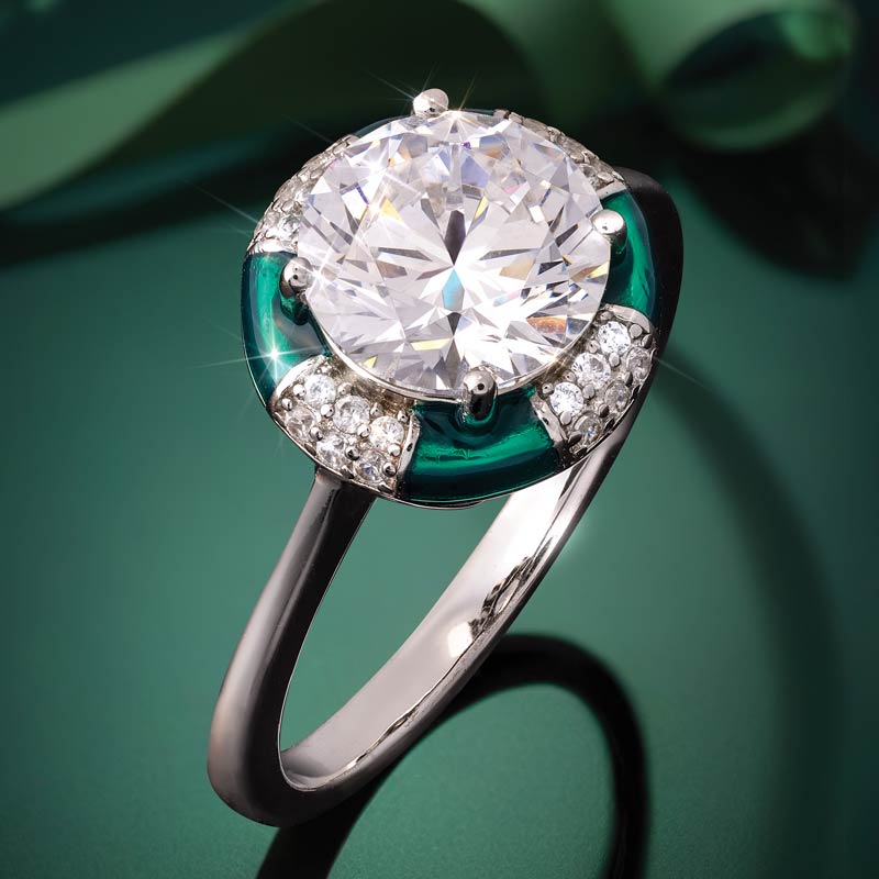 Women's Paint the Town Green Ring