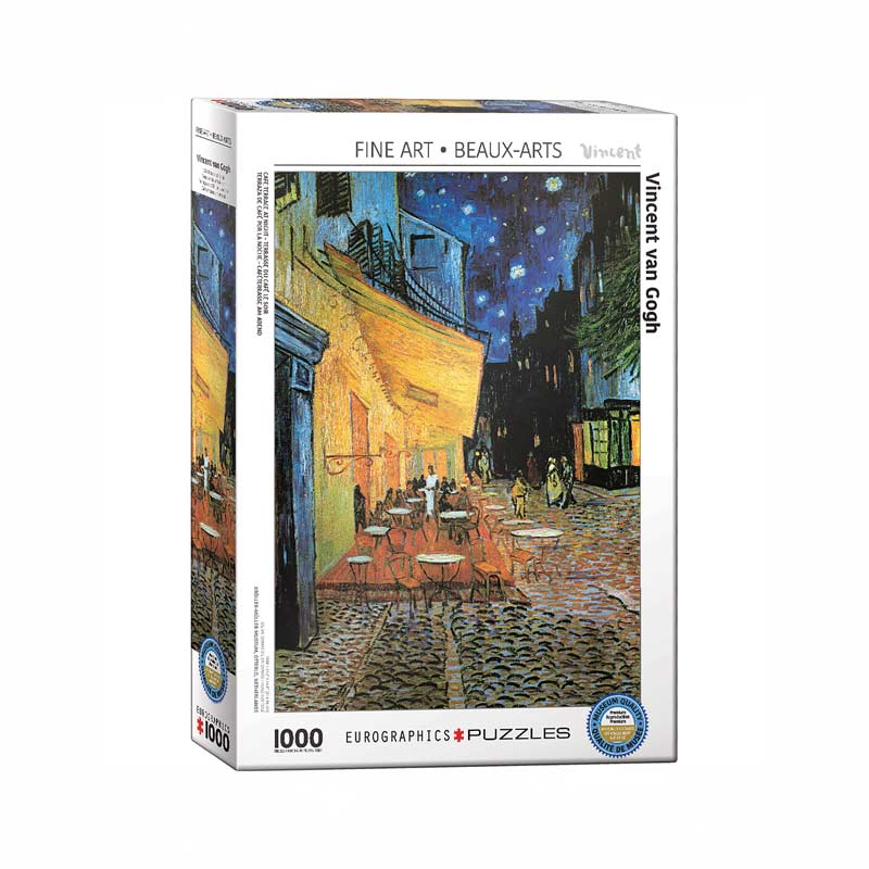 Van Gogh's Cafe Terrace at Night Puzzle (1,000 pieces)
