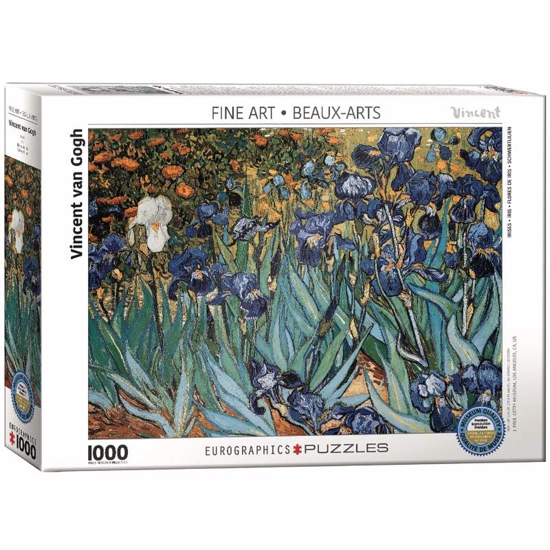 Van Gogh 1000-Piece Irises Jigsaw Puzzle