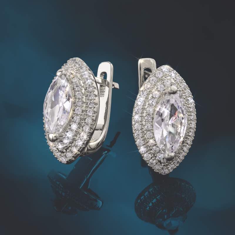 Mirador Marquise DiamondAura Earrings