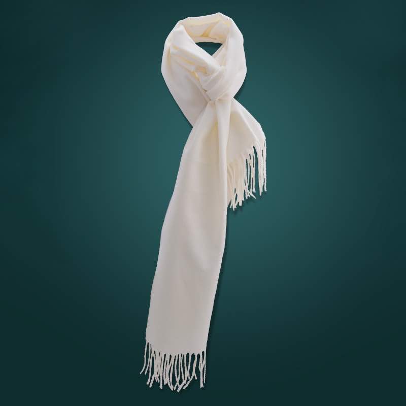 Women's Cashmere Scarf (Ivory)