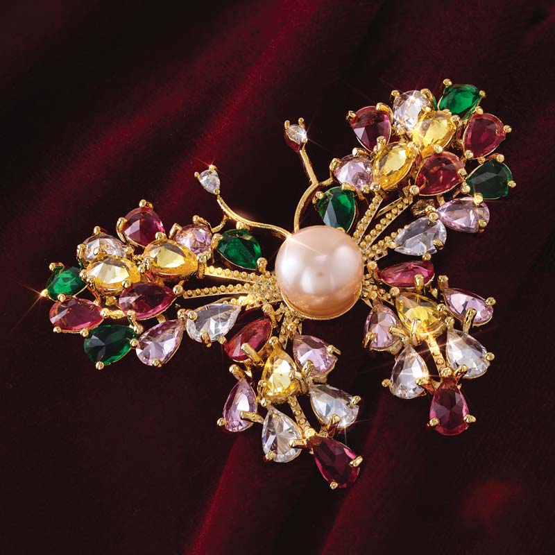 Winter Butterfly Brooch