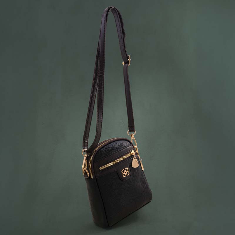 The Voyager Crossbody(black)