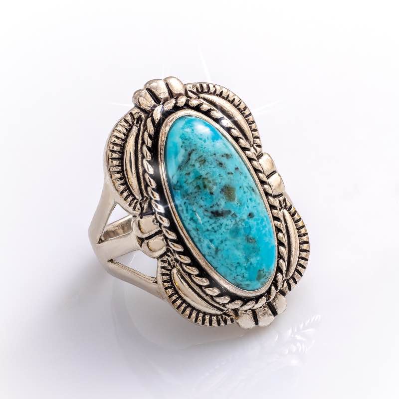 Sky Stone Turquoise Ring & Bracelet Set