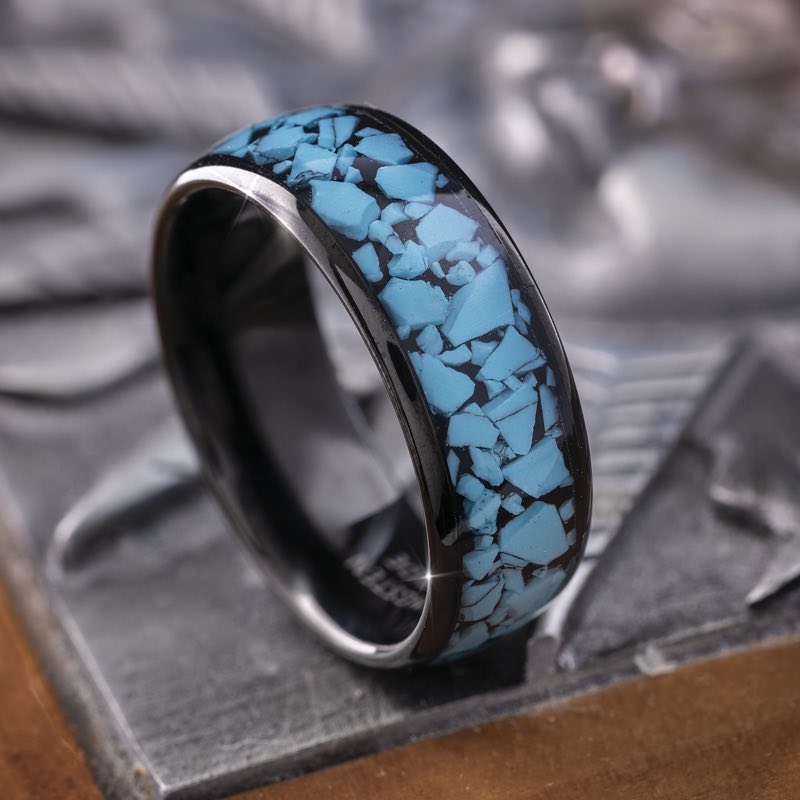 Men's Americana Howlite Ring