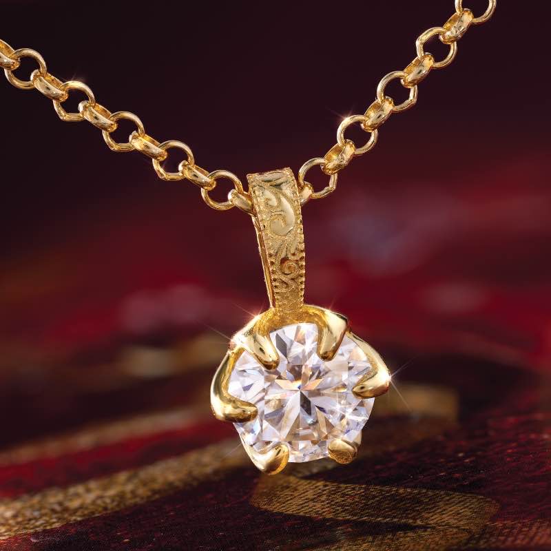 Star Power Moissanite Pendant