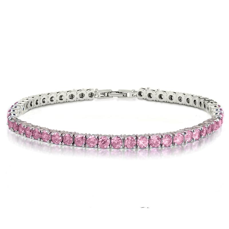 Women's DiamondAura Tennis Bracelet (pink)