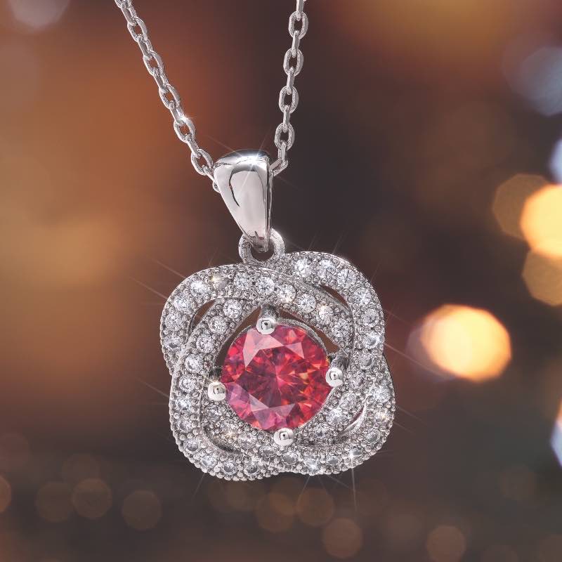 Women's Supernova Necklace (Red)