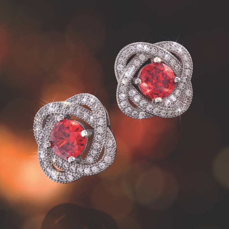 Women's Supernova Earrings (Red)