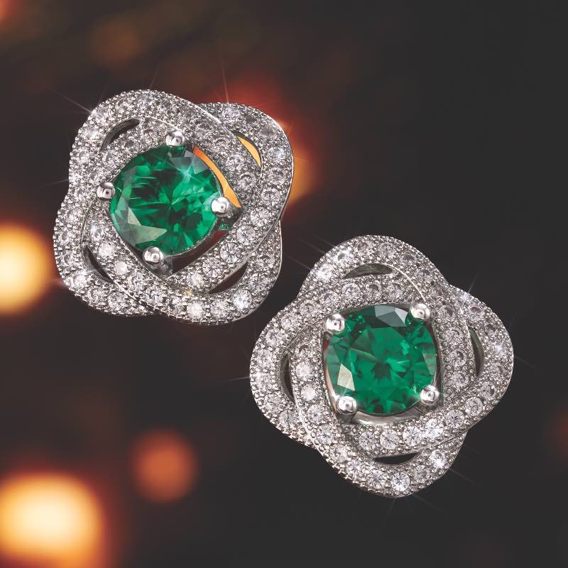 Women's Supernova Earrings (Green)