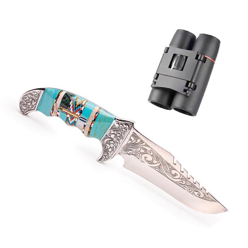 Sedona Knife plus FREE Pocket Binoculars