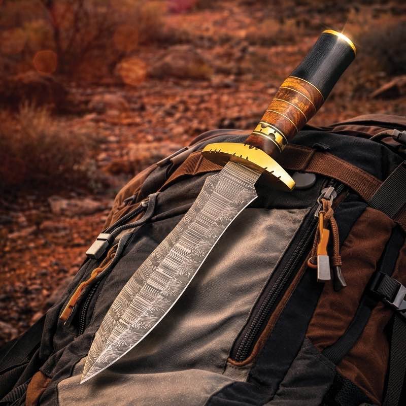 Damascus Explorer Knife