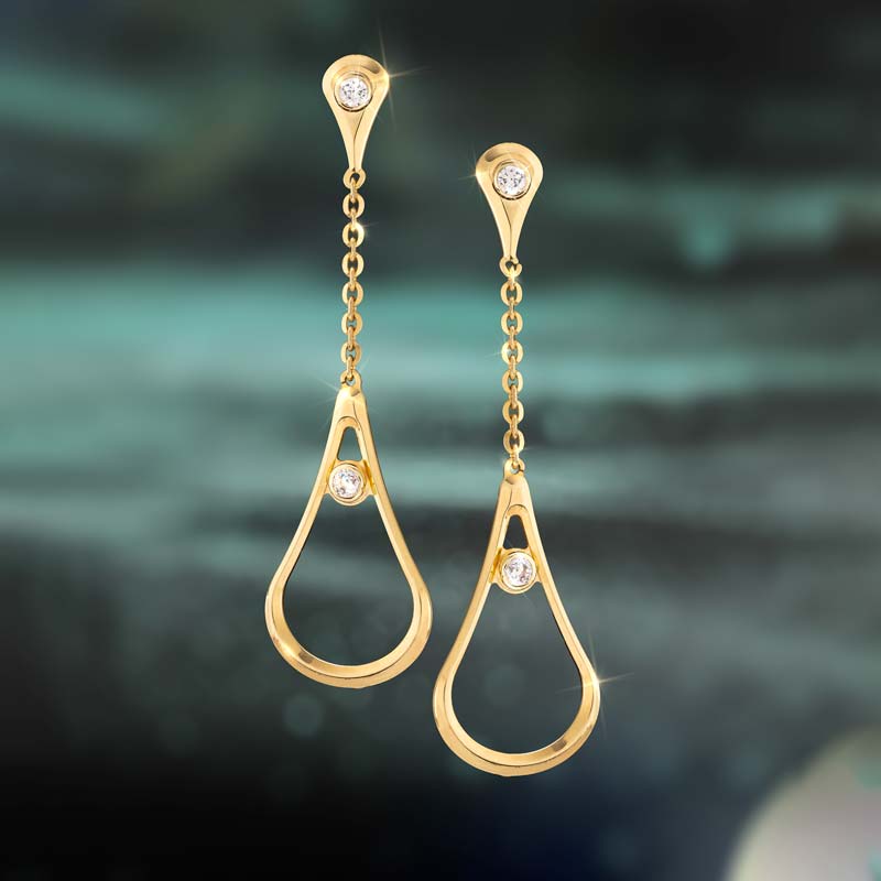 Timeless Teardrop 18k Gold Vermeil Earrings