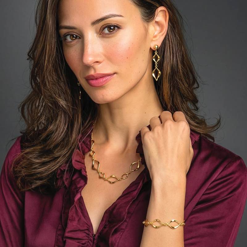 Italian Firenze Twist Necklace