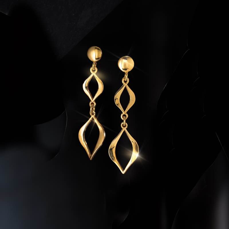 Italian Firenze Twist Earrings