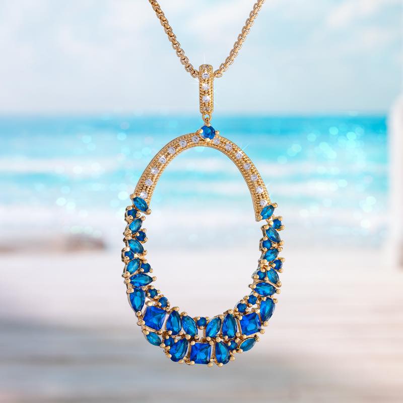 Empress Necklace (Azure Blue)