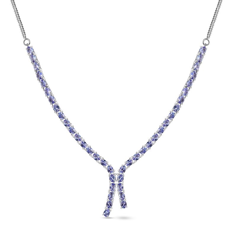 Tanzanite Lariat Necklace (8-1/2 ctw)