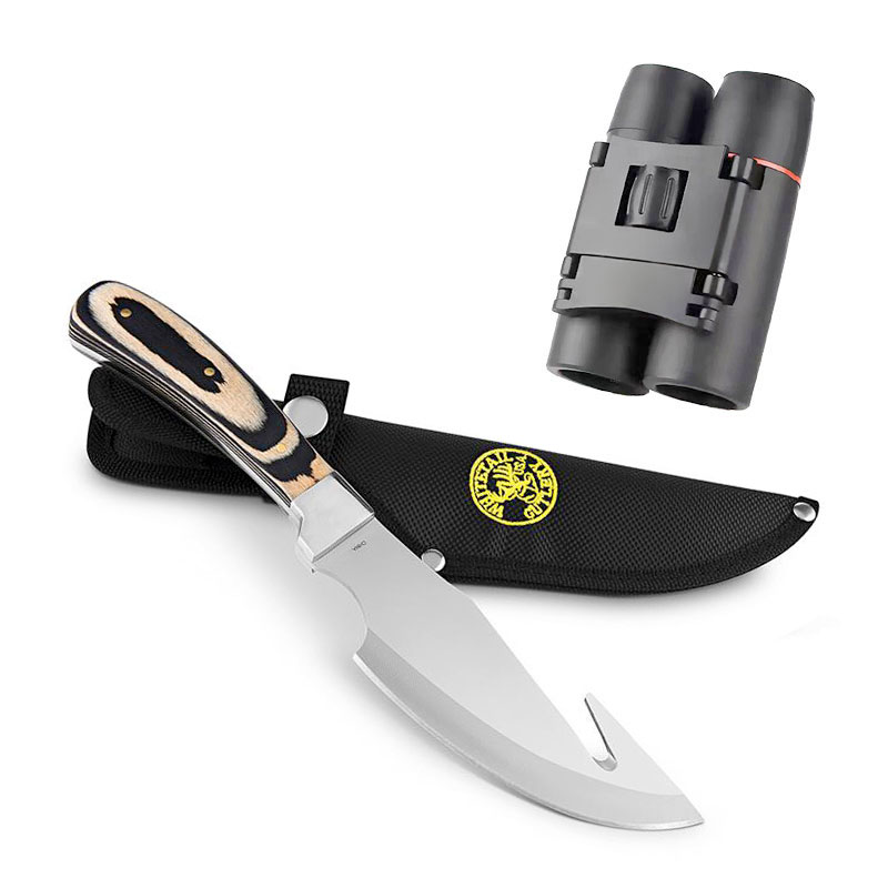 Whitetail Hunting Knife & FREE Stauer Compact Binoculars