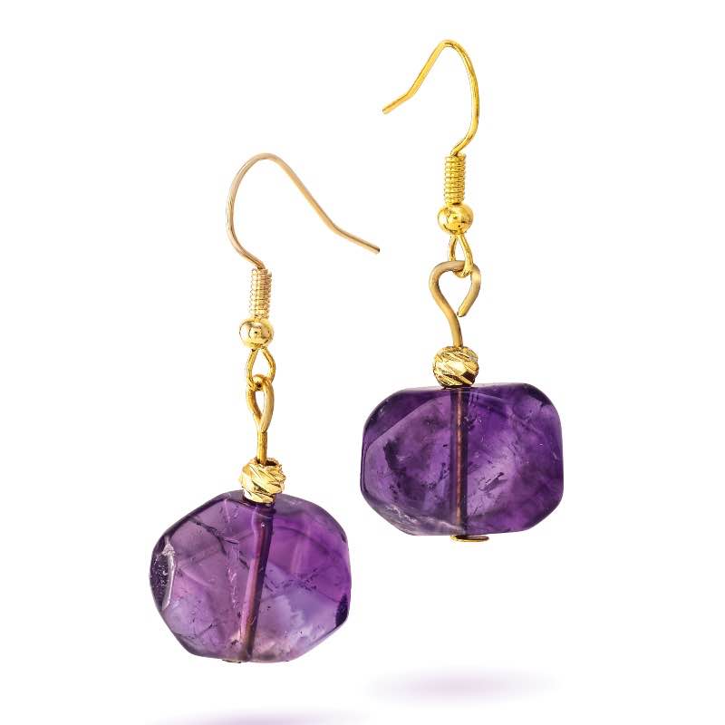 Sovereign Amethyst Statement Earrings
