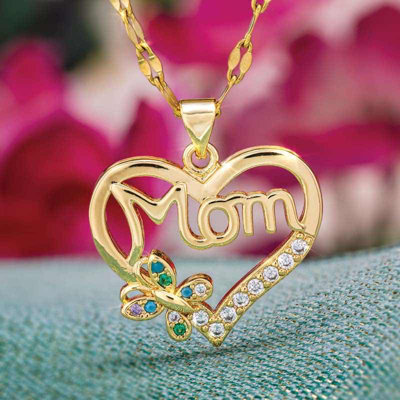 Title of Mom Necklace