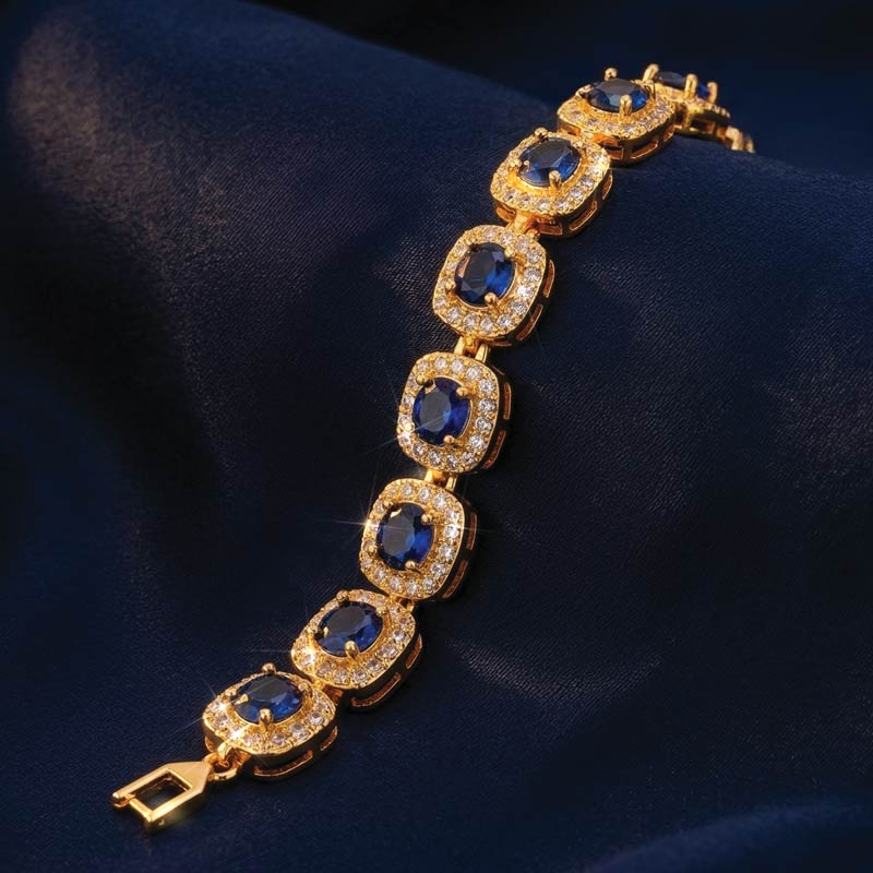 The Royal Court Bracelet (Midnight Regency Blue )