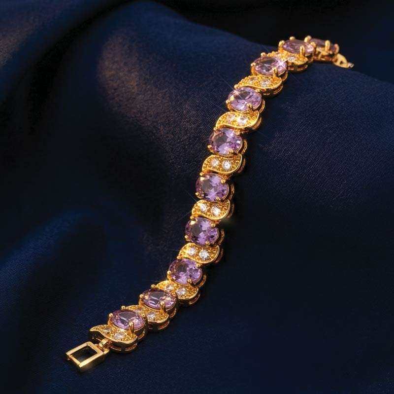 The Royal Court Bracelet (Velvet Radiance Purple)