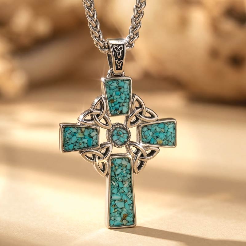 The Artisan Howlite Cross