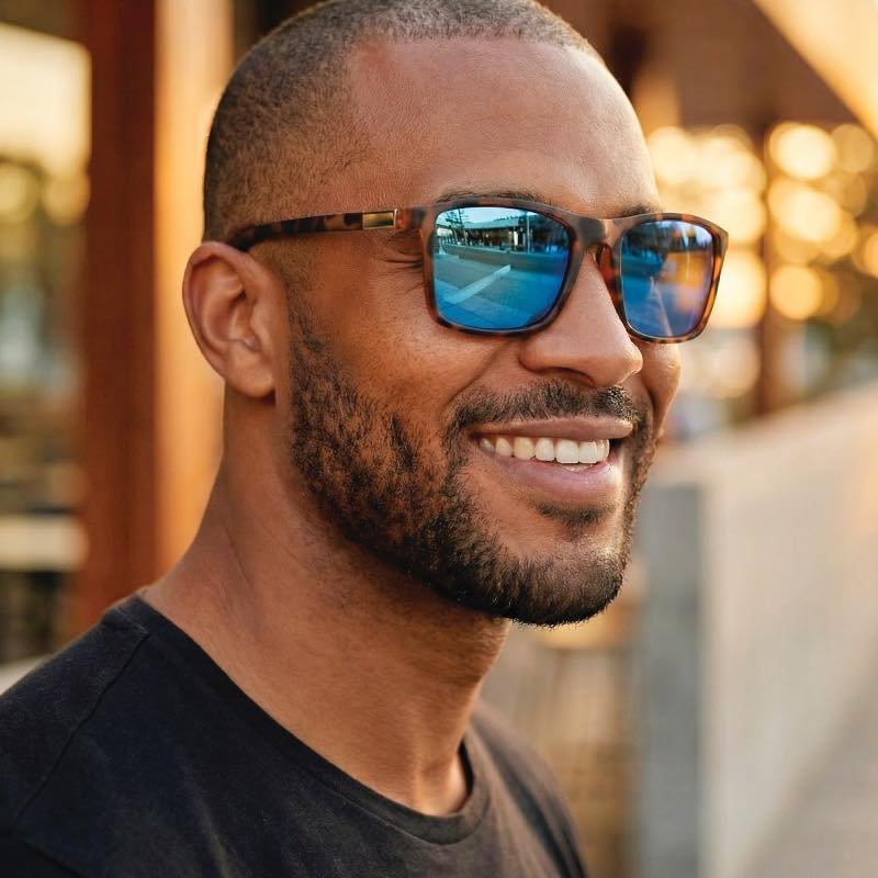 The Blue Horizon Mirror Sunglasses