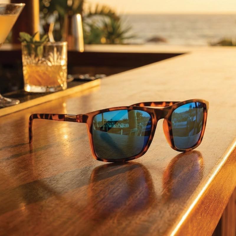 The Blue Horizon Mirror Sunglasses