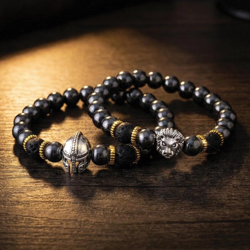 Men's Courage Bracelets (set of 2)