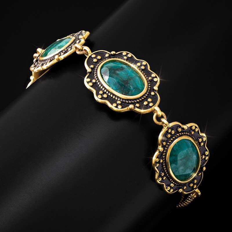 Noble Muse Emerald Bracelet