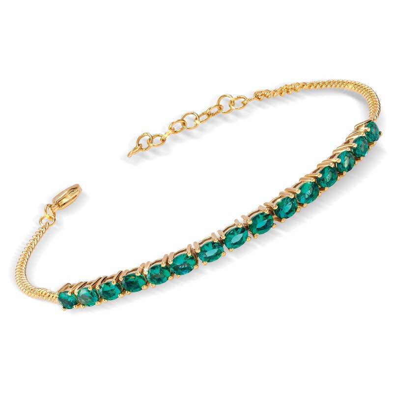 Scienza Emerald Cascade Bracelet