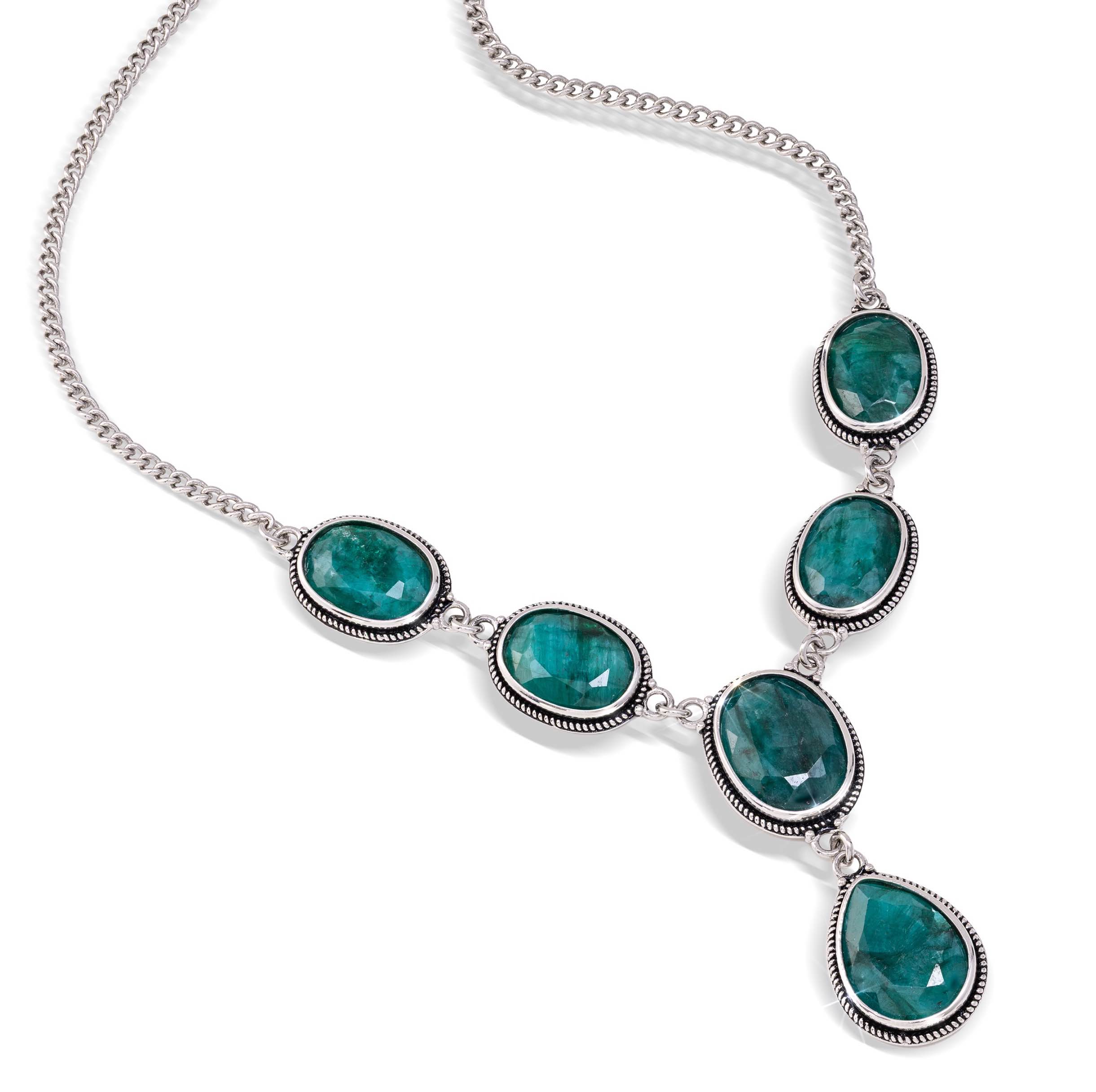 Emerald Green Carnaval Necklace