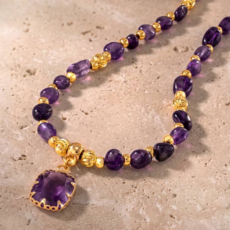 Royalty Treasure Amethyst Necklace