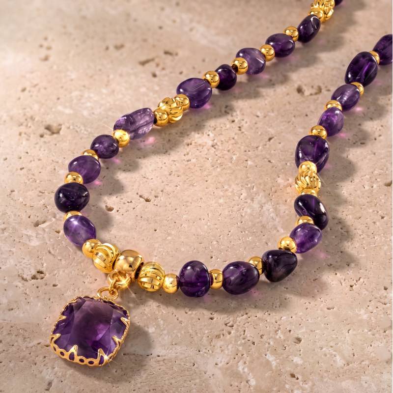 Royalty Treasure Amethyst Collection (necklace, bracelet and earrings)