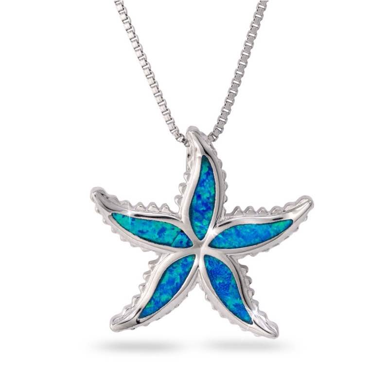 Blue Lagoon Starfish Necklace