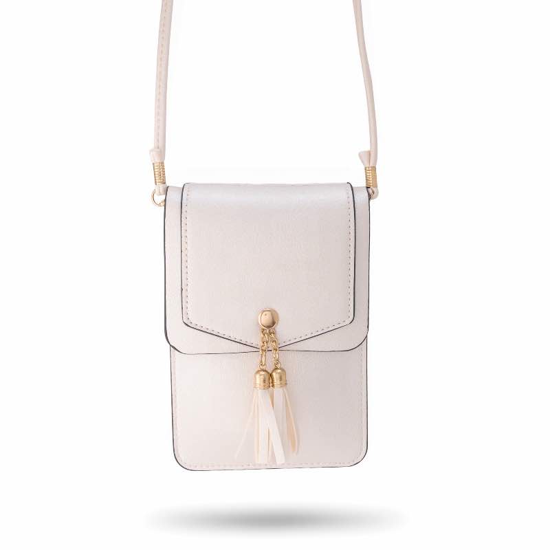 The Touch & Go Crossbody (soft ivory)