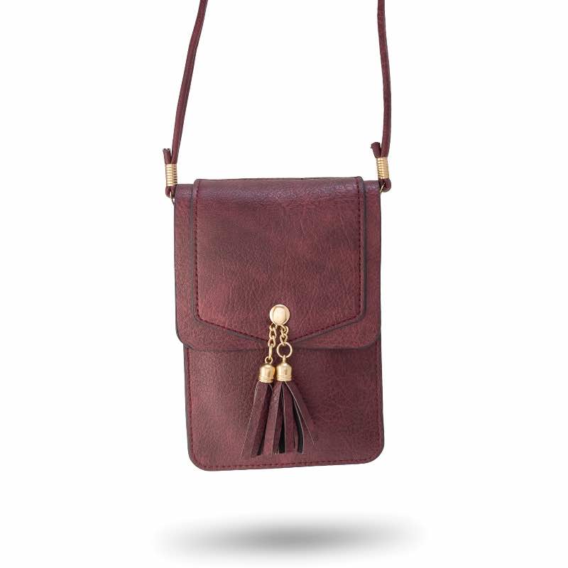 The Touch & Go Crossbody (rich merlot)