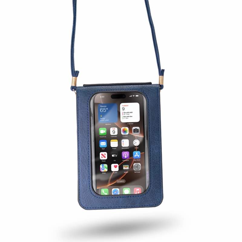 The Touch & Go Crossbody (vintage blue)