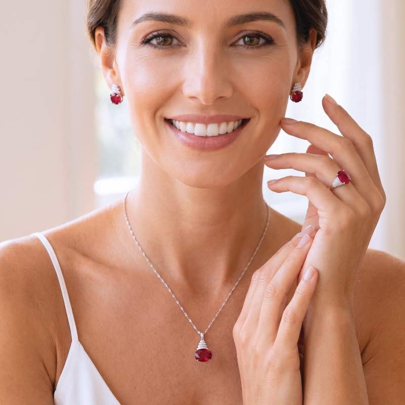 Ruby After Dark Earrings