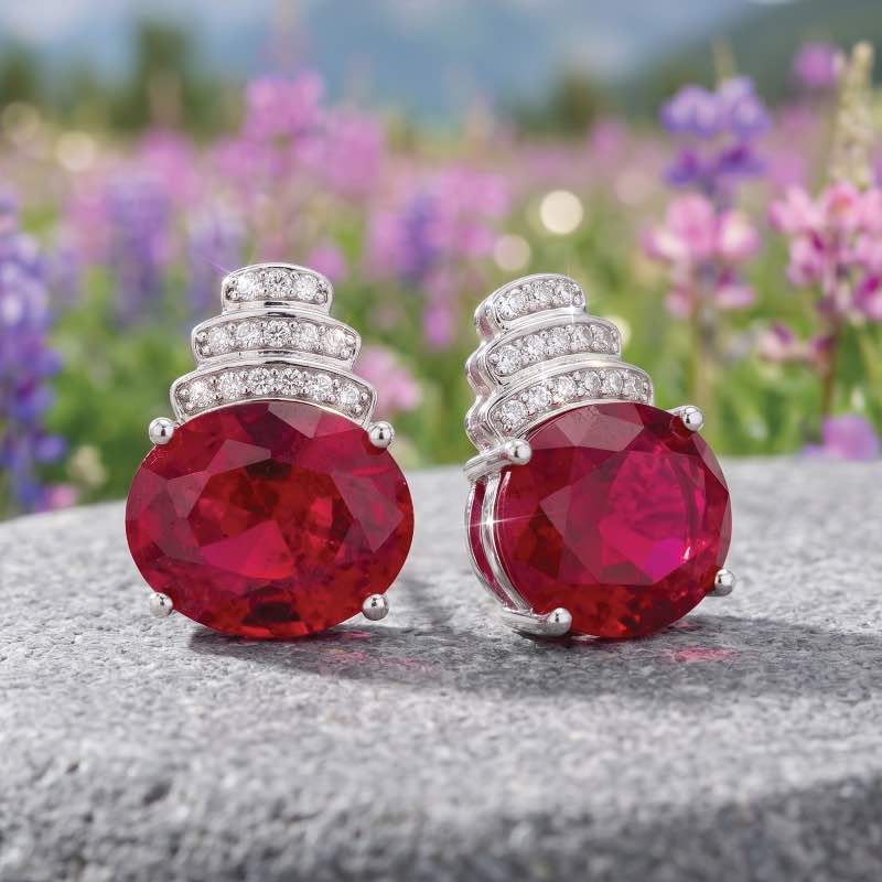 Ruby After Dark Earrings