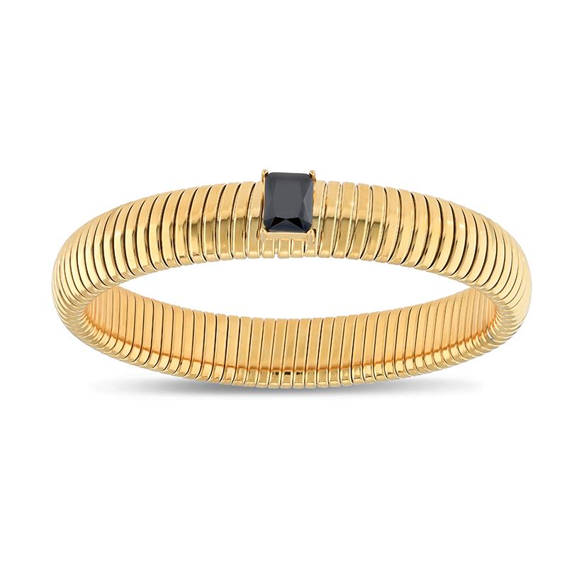 Women's Opulence DiamondAura Bangle (black)