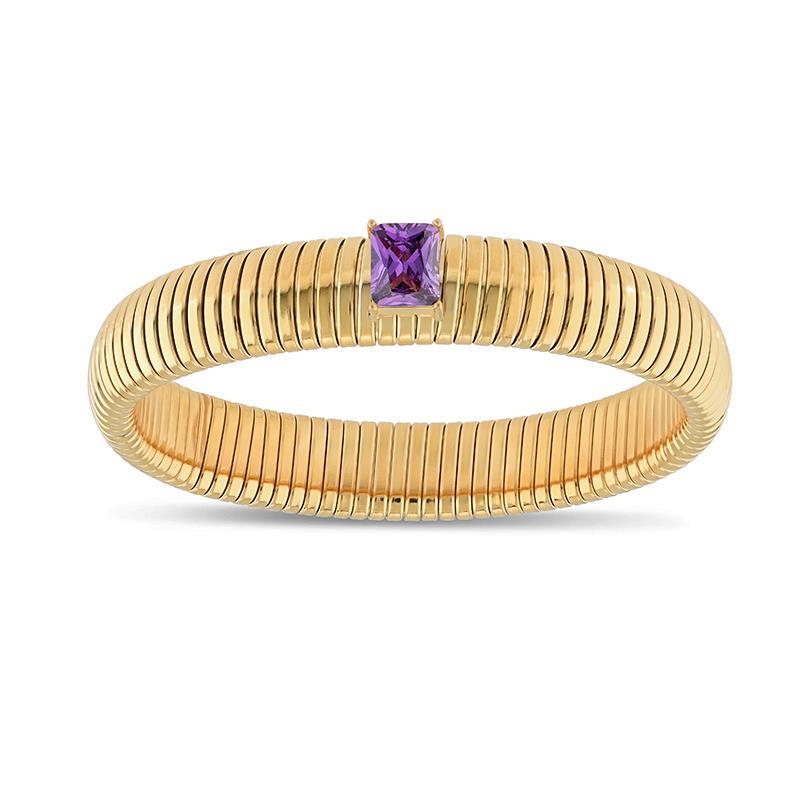 Women's Opulence DiamondAura Bangle (purple)