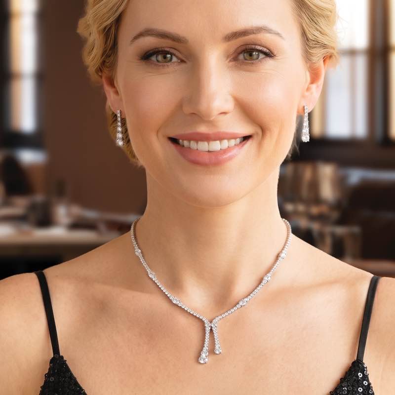 DiamondAura Cascade Necklace