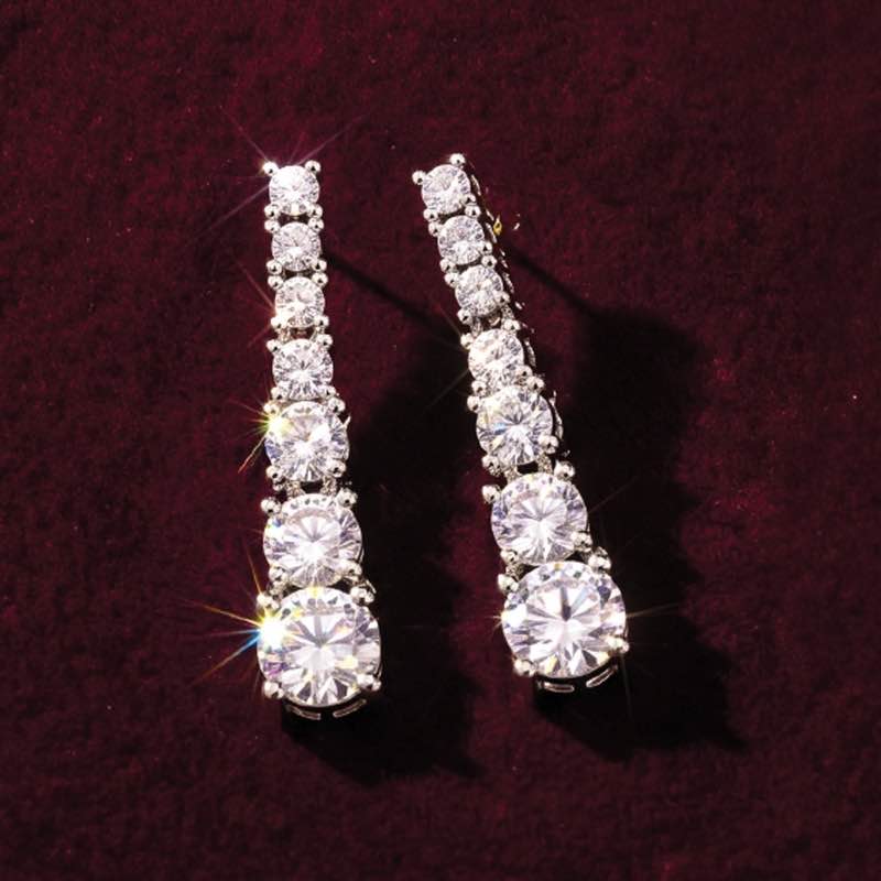 DiamondAura Cascade Earrings