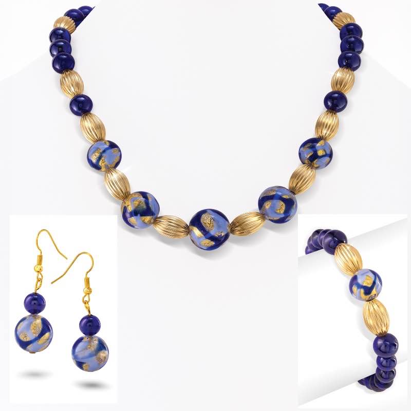 Costa Blu Murano Complete Set (necklace, bracelet and earrings)